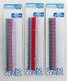 Best Tease Comb Ever! For Fine Hair. Pack of 3