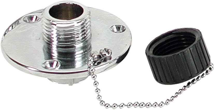 Whitecap C.P. Brass Outlet 2-3/4" Base 1" Depth