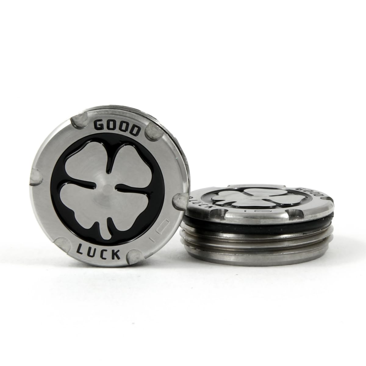 19th Hole Custom Shop Deluxe Tour Style Weights for Scotty Cameron Putters, Lucky Clover, Black (10)