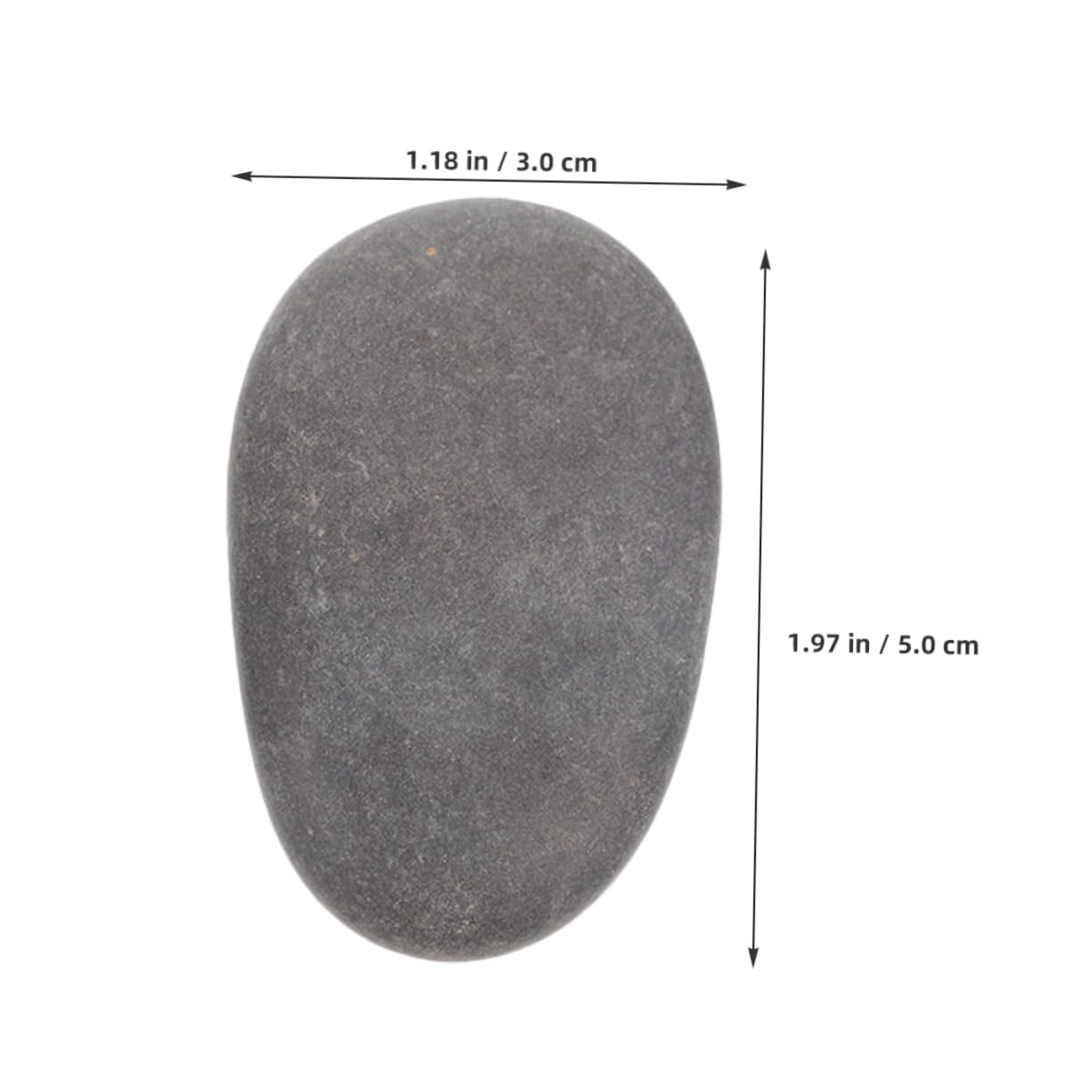 DOITOOL 10 Smooth Stones Bright Colors for Child's Artistic Expression for Group Craft Activities