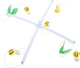SECFOU Enfeites De Abelha Decoração De Quarto Infantil Brinquedos Artesanais Decoração De Mão Berço De Abelha Móvel Berço Móvel Pingente De Lã Animal Feltro Brinquedos Pendurados G100