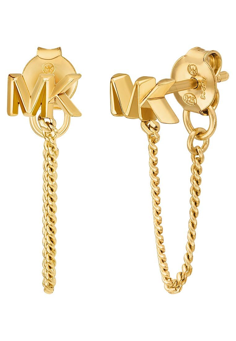 Michael Kors Damenohrringe aus vergoldetem Halbedelstein mit Stecker