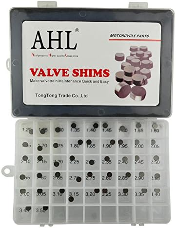 AHL 7.48mm O.D. Adjustable Valve Shim Kit for Honda CRF250R CRF250 R 2004-2017 (47pcs)