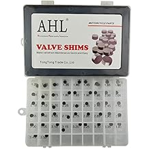 AHL 7.48mm O.D. 1.20mm-3.50mm Thick Adjustable Valve Shim Kit for Honda VF750C V45 Magna 1982-1983 47pcs
