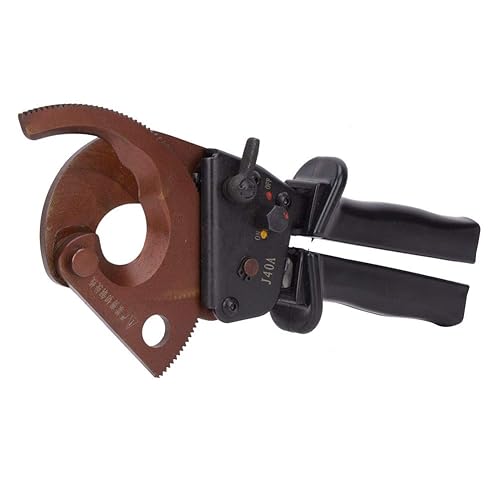 Miniatura 9 de Cortadores de cable de alambre J40A 11.811 in Trinquete de grado industrial Tijeras de cable Hardware Herramienta de corte manual