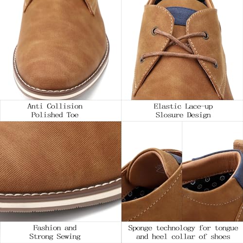 Men's Leather Lace-up Brogues for Business Casual and Formal Wear2