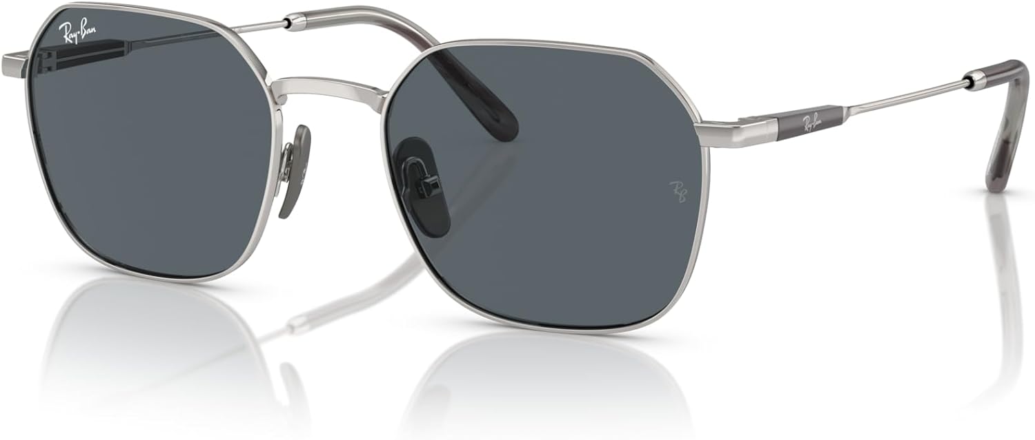 Ray-Ban RB8094 Jim Titanium Square Sunglasses