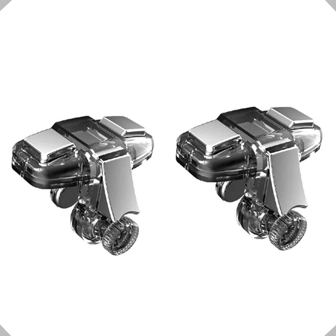 EcoMix Snap-in Design Fire Shooter Controller Button PUBG Knives Out Game Mobile Game Accessories/Mobile Game Trigger Fire Button/Compatible with For Android and IOS