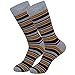 HHX YONLEE Mens Colorful Striped Dress Socks Design Great Value Cotton Gift Box For Mens Socks Size 10-13