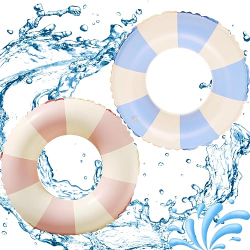 Schwimmring Kinder, 2PCS Schwimmreifen Kinder Schwimmflügel, Transparenter...