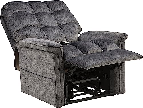 Sillón Plegable Tela Gris miniatura 4