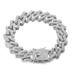 Clear Diamonds Platinum Plated Bracelet