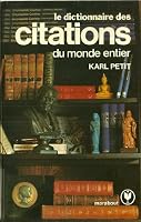 Dictionnaire des citations du monde entier 2501002520 Book Cover