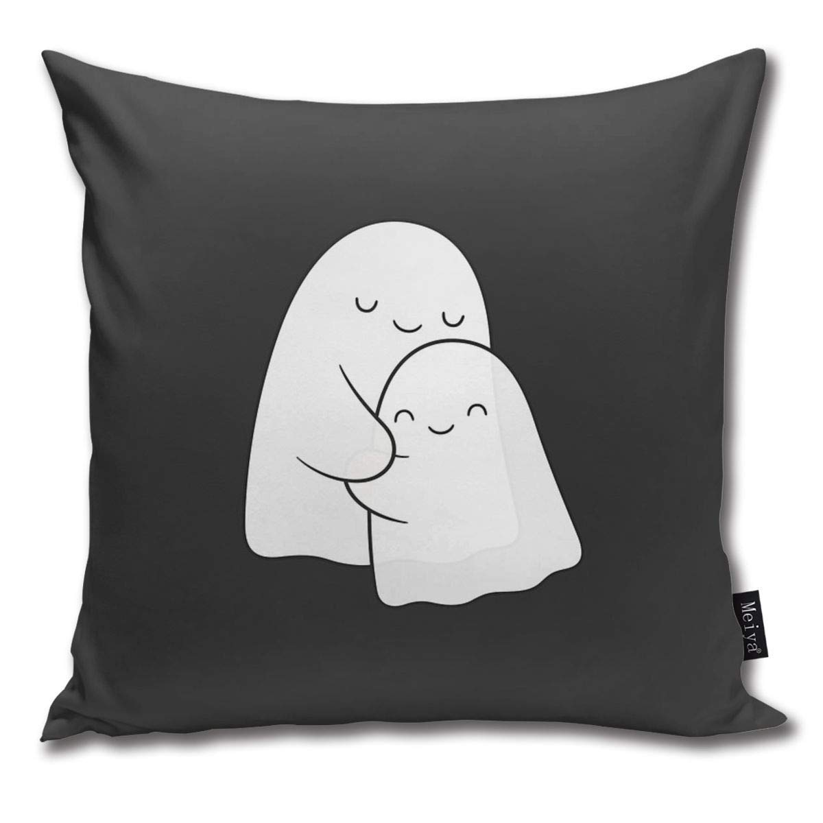 WITHY Soulmates Pillow cover Throw pillowcase Decorative Cushion Cover Gift for Birthday Wedding Couple Anniversary Graduationes,Cover Size:20 x 20 Inch(50cm x 50cm)