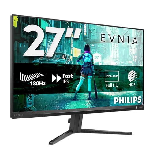 Philips Evnia 27M2N3200S - 27 inch FHD monitor, 180 Hz, 1 ms
