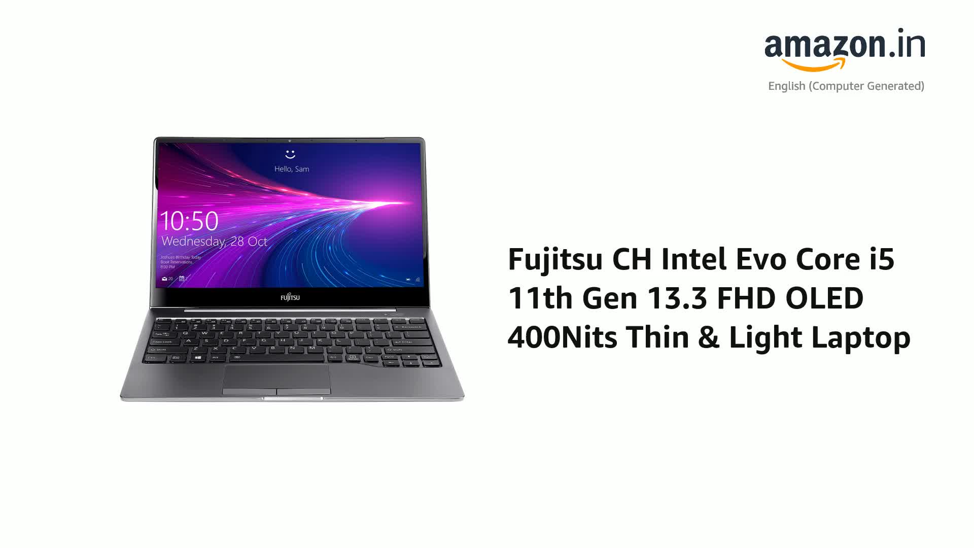 Fujitsu CH Intel Evo Core i5 11th Gen 13.3” FHD OLED 400Nits Thin