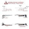 Kason K55 Series Walk-in Safety Latch (Latch Complete, Flush Offset)