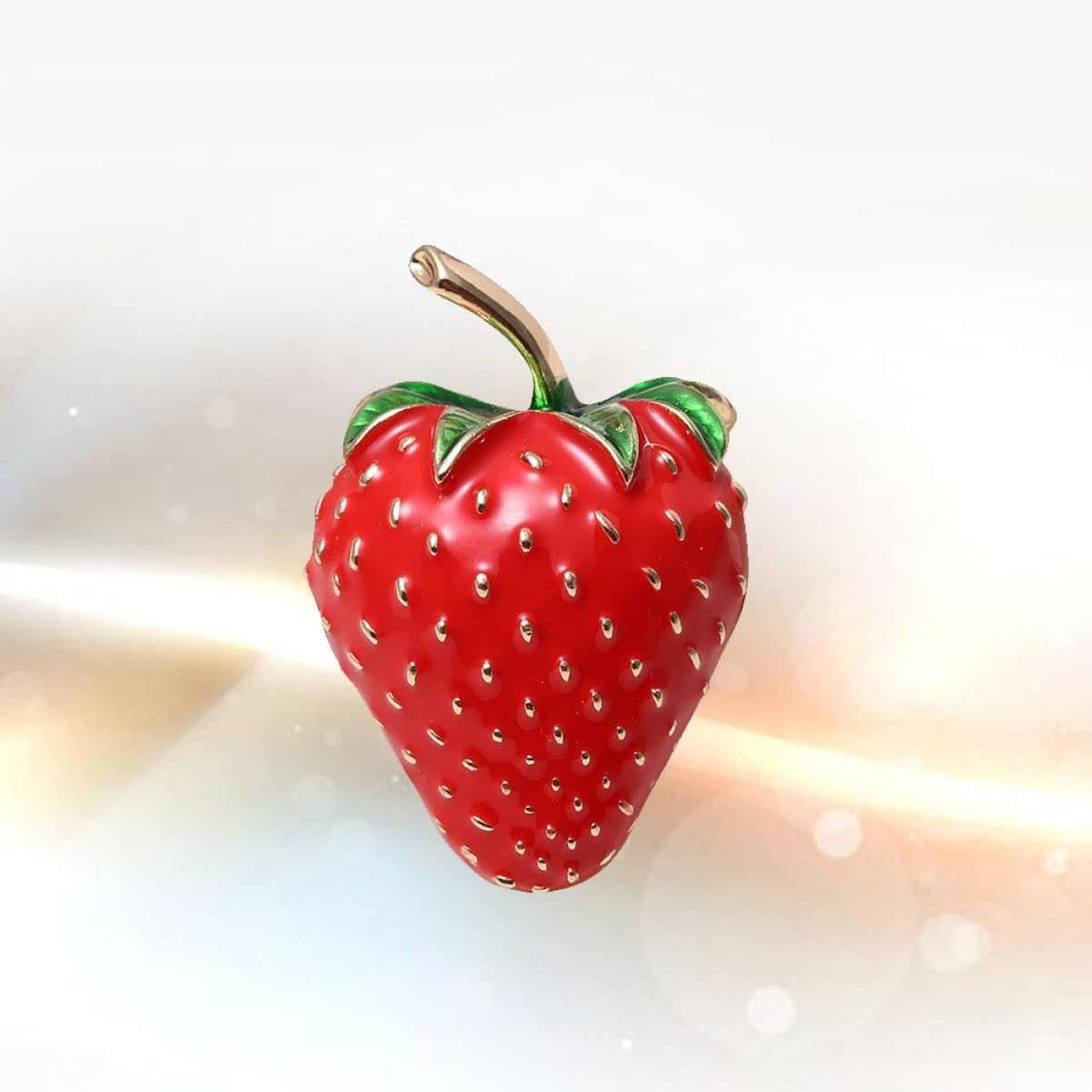 BESPORTBLE 1pc Strawberry Brooch Corsage for Scarves and Bags Creative Fruit Design Breastpin for Boy Girl and Girls Unique Accessories for Fashionable Outfits