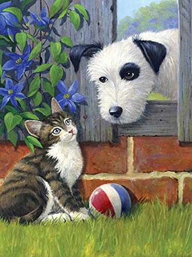 Dipingere con i numeri - Junior Cane e gatto