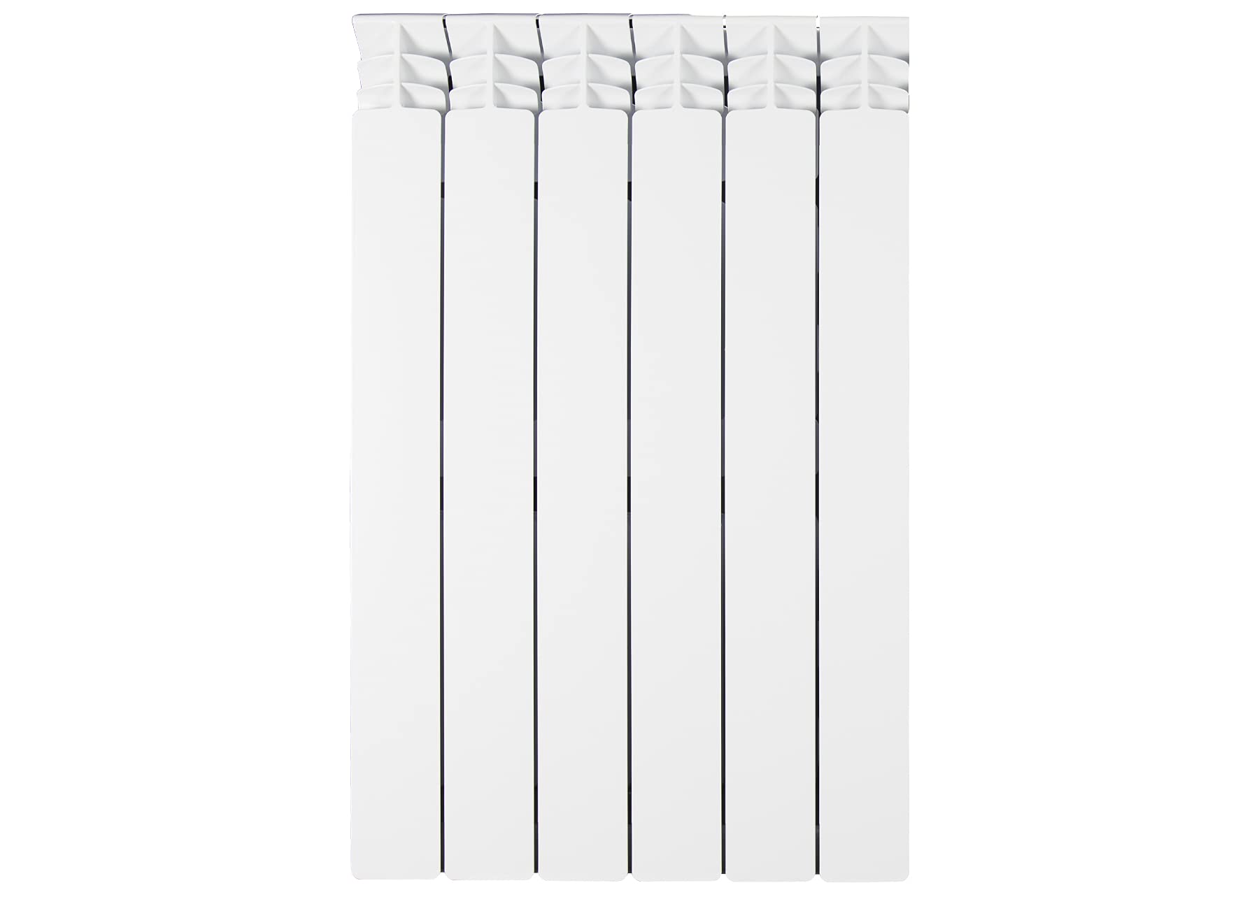 Fondital V666AM05406 Radiatore in alluminio pressofuso Exclusivo B3, 700 mm, 6 elementi, bianco