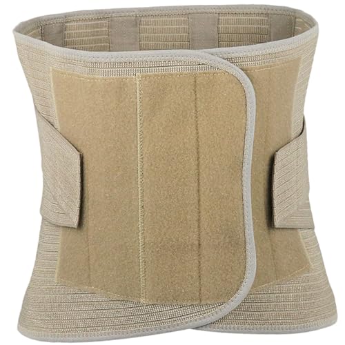 Beavorty Breathable Waist Support Belt Wear Resistant Back Brace for Exercise Multi Function Back Support for Gym Workouts Comfortable and Quick Drying for Active Khaki