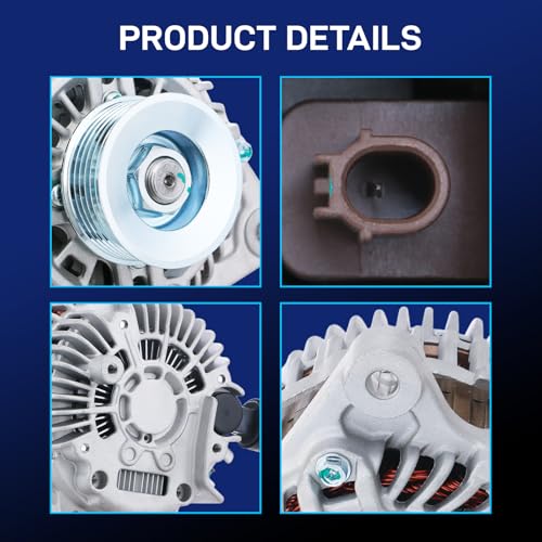 Image of New Alternator Replacement Fit for Honda Civic 2012-2015, HR-V 16 17 18, for Acura ILX 2013 2014 2015, 1.5L 1.8L 2.0L 2.4L 12V 95A 11537N