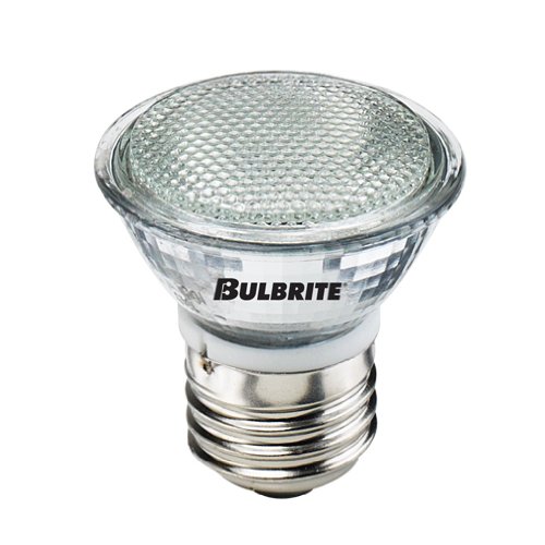 Bulbrite EXN/E26 50-Watt Dimmable Halogen MR16 Lensed, Medium Base, Clear [2 Pack]