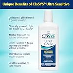 CloSYS Ultra Sensitive Mouthwash, Unflavored Alcohol Free, Dye Free, pH Balanced, Helps Soothe Entire Mouth – 32 Oz (Pack of 2) - Image 3