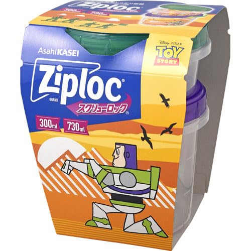 旭化成 ジップロックスクリューロック トイ・ストーリー 300&730mlのサムネイル
