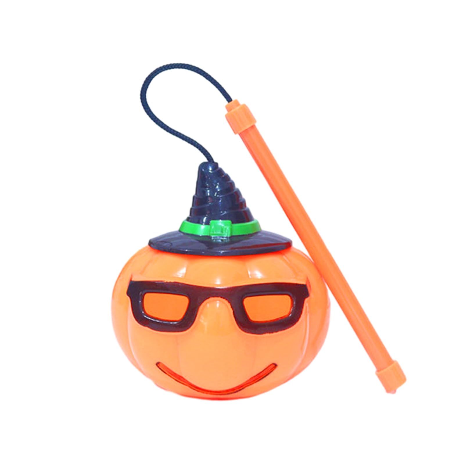 sugerou Halloween Pumpkin Lantern LED Light Handheld Lamp Kids Party Gift
