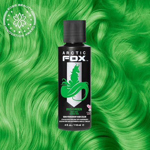 Image of ARCTIC FOX Semi-Permanent Hair Color - Vegan, Iris Green - 4 fl oz