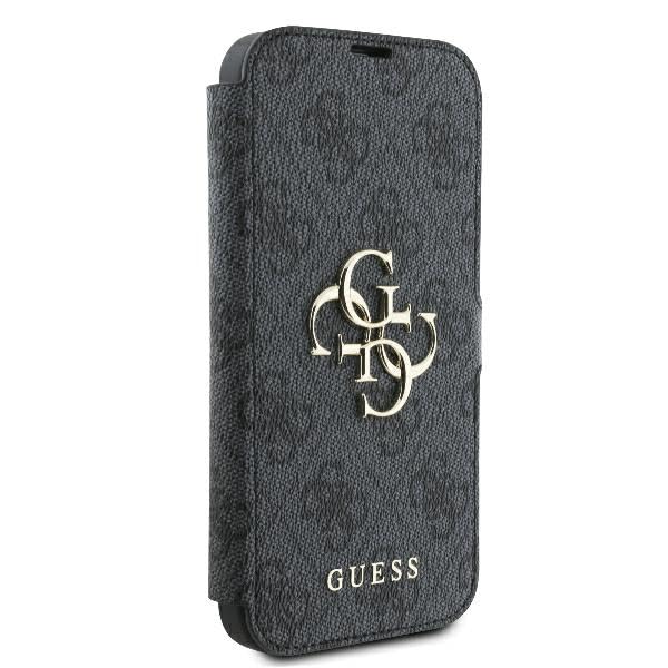 CG MOBILE Guess PU 4G Custodia rigida con striscia inferiore per iPhone 16 Pro Max - Rosa