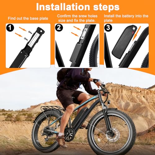 VODIPOWER 48V 13Ah Ebike Battery