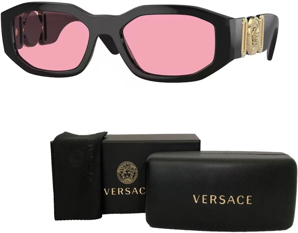 Versace VE4361 Rectangular Sunglasses For Men For Women +BUNDLE with ACCESSORY EYEWEAR KIT - Image 3