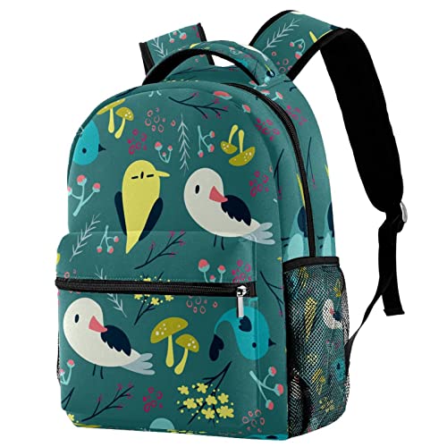 Sac à dos de voyage avec motif oiseaux pour partir en week-end