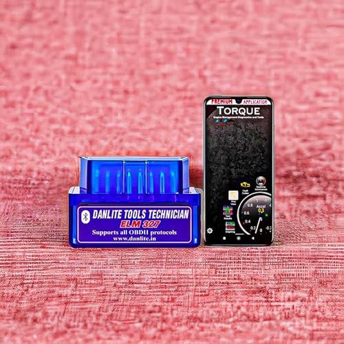 DANLITE TOOLS TECHNICIAN Super Mini ELM 327 V2.1 OBD2 Bluetooth Auto Car Scanner Diagnostic Tool OBD Interface OBD Reader