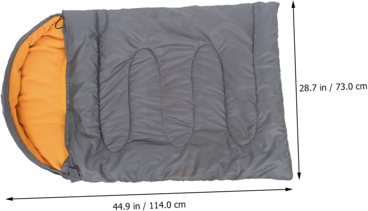 SUPVOX Warm Dog Sleep Bag for Outdoor Camping Hiking Pet Blanket Zipper Drawstring Polar Fleece Dog Bed for Cold Weather