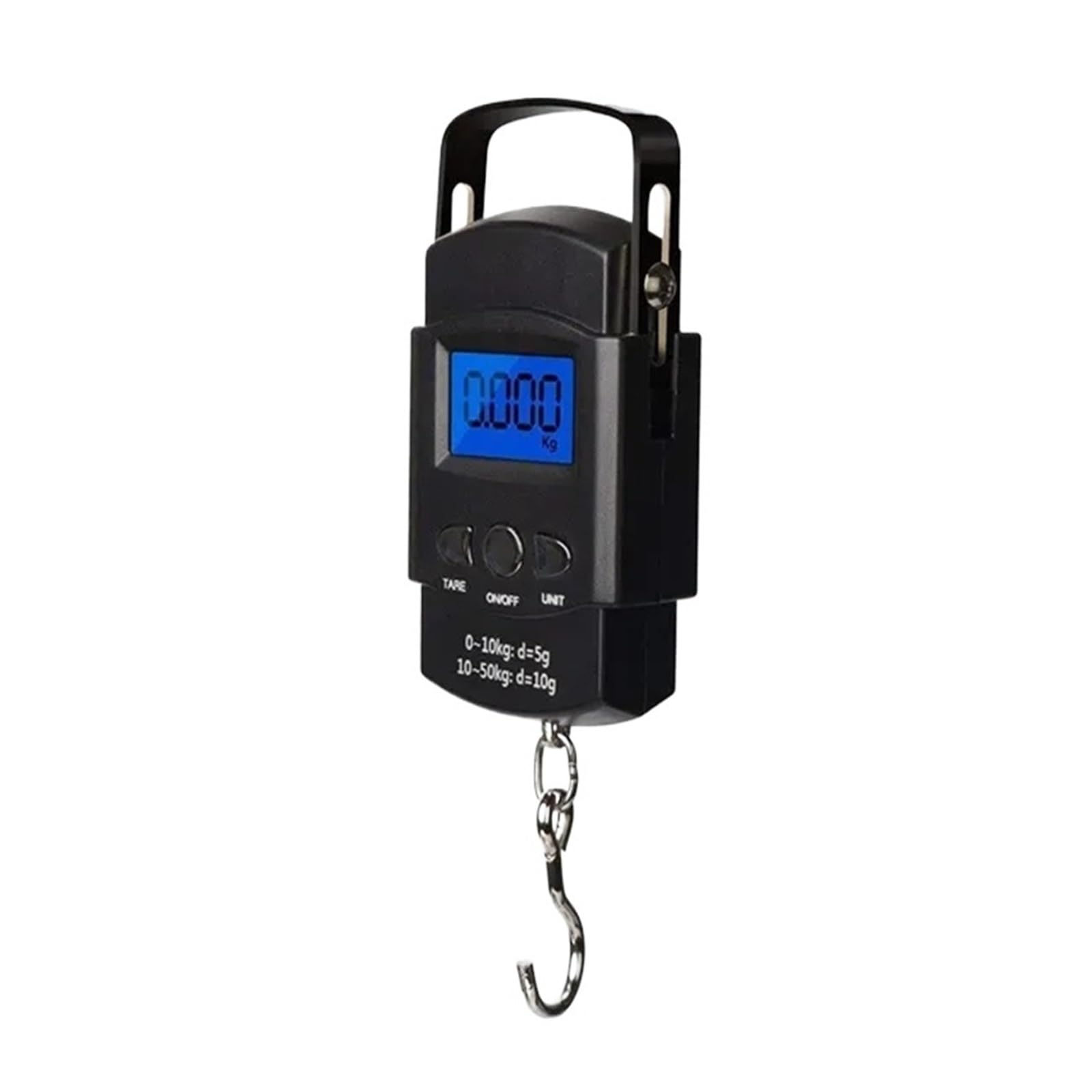 Bilancia sospesa digitale LCD, bilancia con gancio portatile da 50 kg | Bilancia da pesca for bagagli