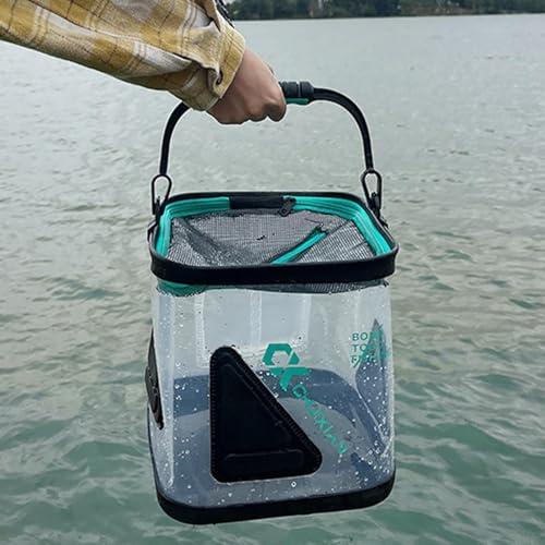 Boîte de pêche à la mouche et récipient à poisson avec poignée solide - 4