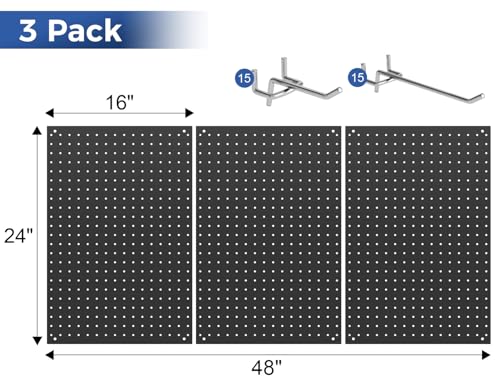 Panneau perforé robuste pour résoudre le manque de place et ranger vos outils
