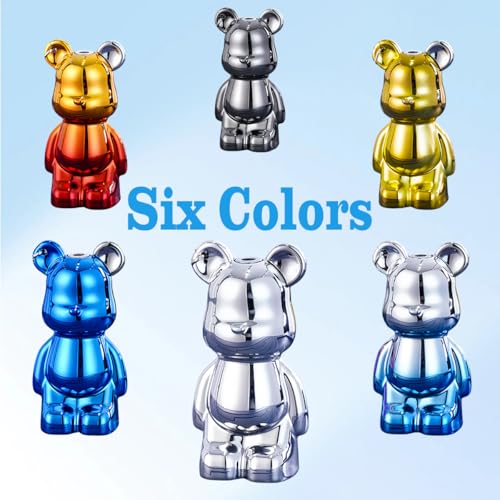 DONGYG Cute Lighter Windproof Refillable with Adjustable Flame,Unique Keychain Design,for Women and College Students Perfect for Birthdays Gift Lighters（No Butane Fuel） (#14)