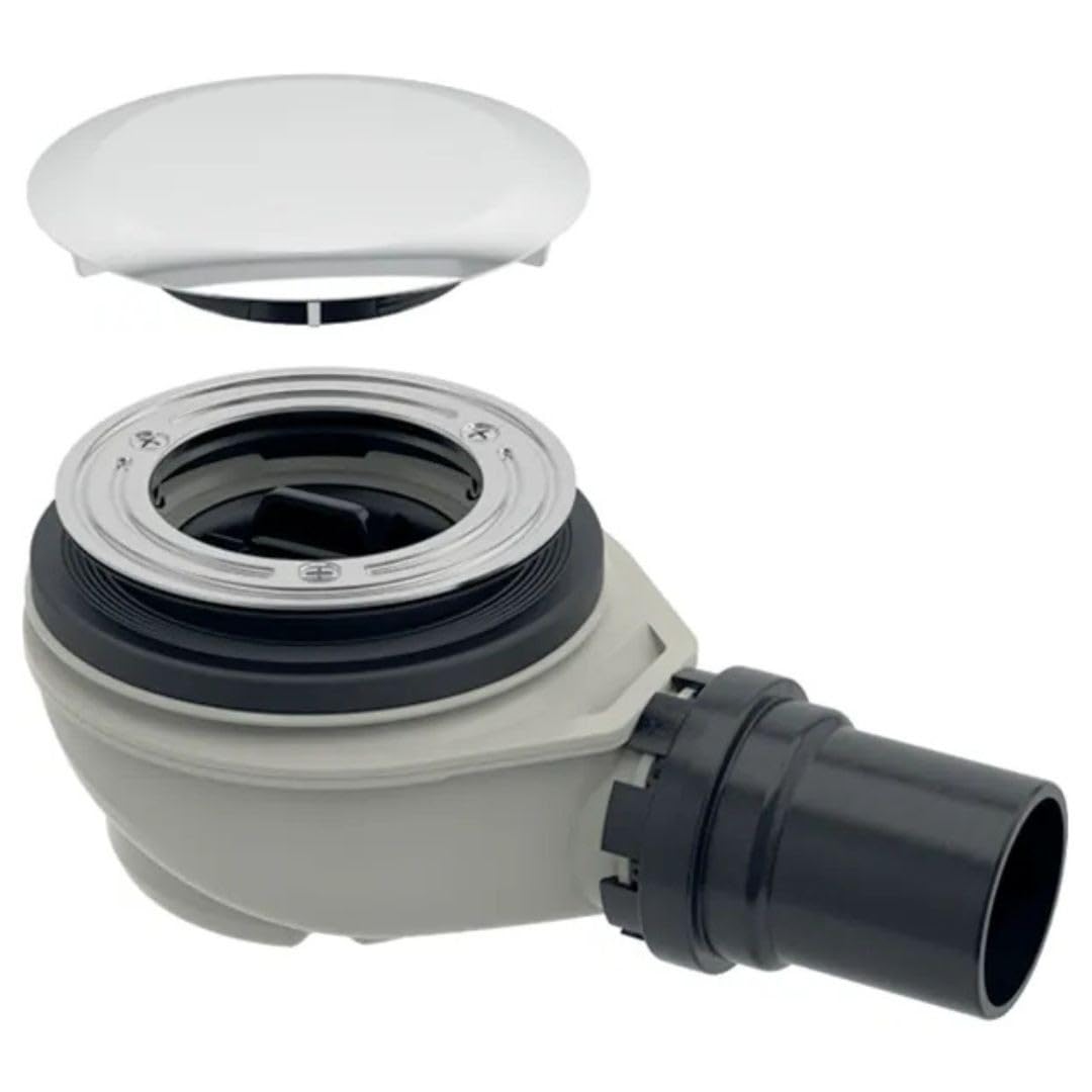 Geberit siphon de douche Ø90 avec bouchon et sortie PE 50 mm - 150.552.21.1