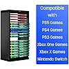 Amazon.com: Universal Game Storage Tower – Stores 18 Game or Blu-Ray ...