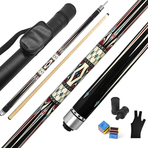 RAYNA GAMES Billard Cue Stick Pool Queue, 58“ Pool Cue Stick Billard Queue 12,5 mm Lederspitze BillardStock Cue Sticks,20OZ Pool Queue Stick für Anfänger Professionelle Billardspieler (Yellow&Bai) RAYNA GAMES Billard Cue Stick Pool Queue, 58“ Pool Cue Stick Billard Queue 12,5 mm Lederspitze BillardStock Cue Sticks,20OZ Pool Queue Stick für Anfänger Professionelle Billardspieler (Yellow&Bai)