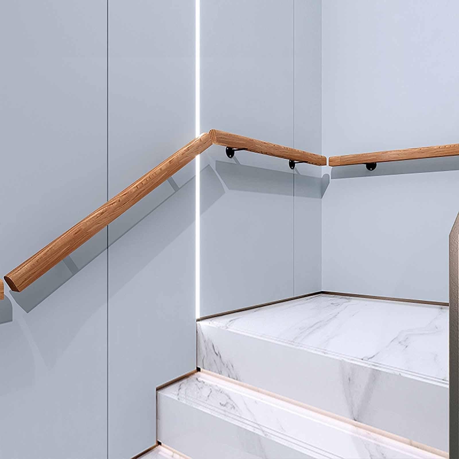 Rambarde en bois pour jardin, terrasse et escaliers extérieurs ou intérieurs