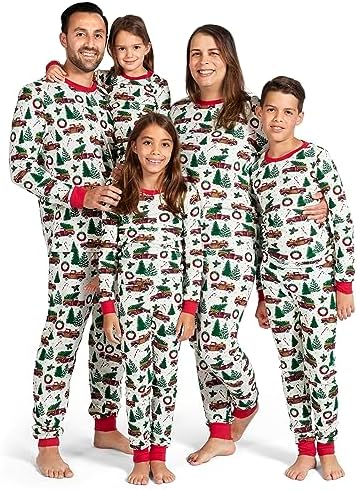 The Children’s Place Family Matching, Festive Christmas Pajama Sets, Cotton