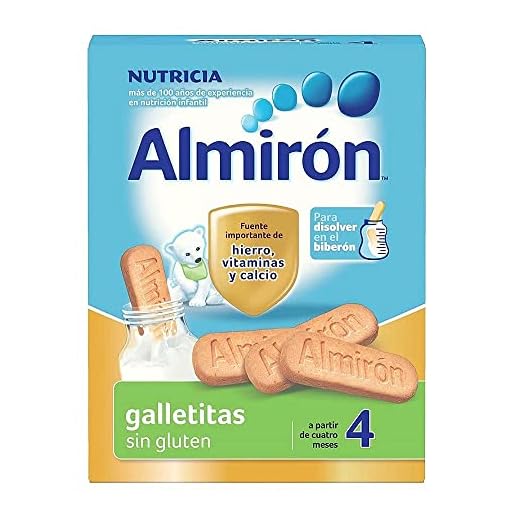 Almirón, Galletas para Bebé Sin Gluten, a partir de 4 Meses, 250g