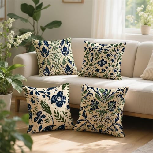 Housse coussin 50x50 marine imperméable pour canapé et fauteuil de balcon - 4