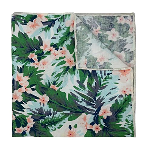 Image of Kebocis Men's Floral Pocket Square Handkerchief for Men