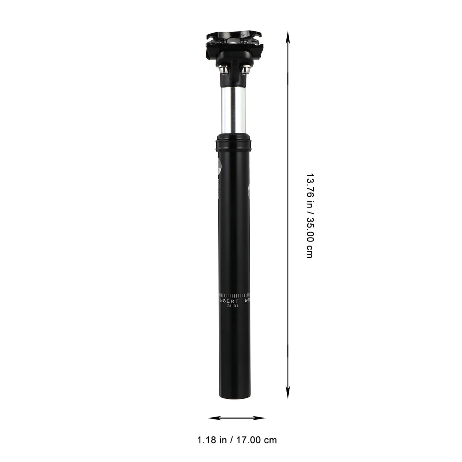 Toyvian Tige de Selle de Vélo avec Amortisseur pour VTT et Vélo de Route Système de Fixation Arrière Double